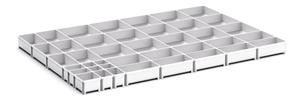 40 Compartment Box Kit 75+mm High x 1050W x750D drawer 1050mmW x 750mmD 43/43020810 Cubio Plastic Box Kit EKK 10775 40 Comp.jpg